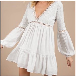 TOBI White boho/hippie summer dress